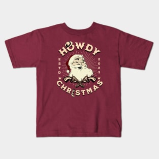 Howdy Christmas Kids T-Shirt